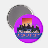 Minnesota Magnet (Vorderseite/Rückseite)