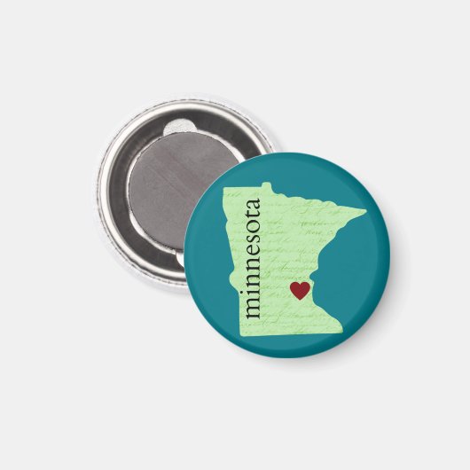Minnesota Magnet (Vorderseite/Rückseite)