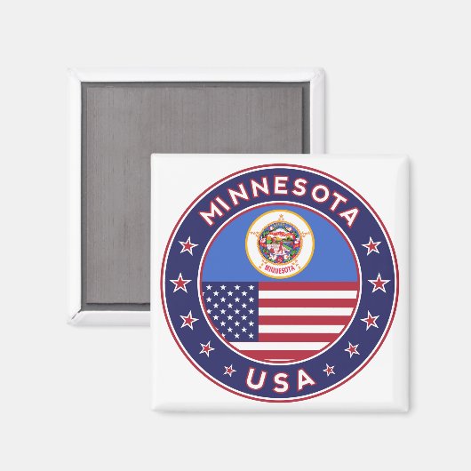 Minnesota Magnet (Vorderseite/Rückseite)
