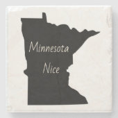 Minnesota Marble Stone Untersetzer Minnesota NIce (Vorderseite)