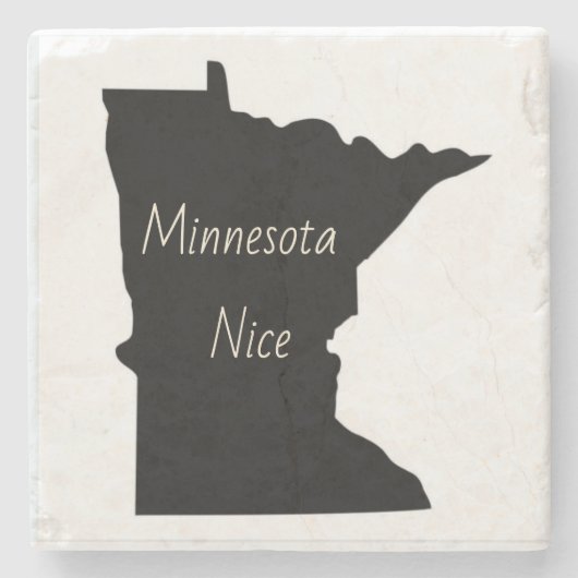 Minnesota Marble Stone Untersetzer Minnesota NIce (Vorderseite)