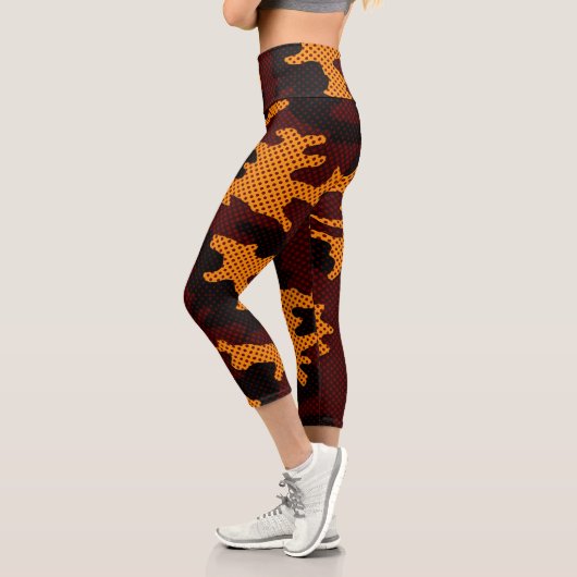 Minnesota Maroon & Gold Gopher Camo Printed Capri Leggings (Links)