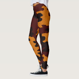 Minnesota Maroon & Gold Gopher Camo Printed Leggings