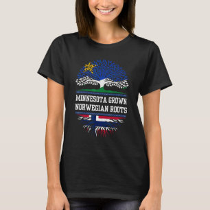 Minnesota mit norwegischen Wurzeln Norwegen angeba T-Shirt