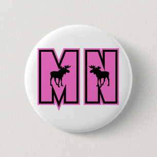 Minnesota Moose Button