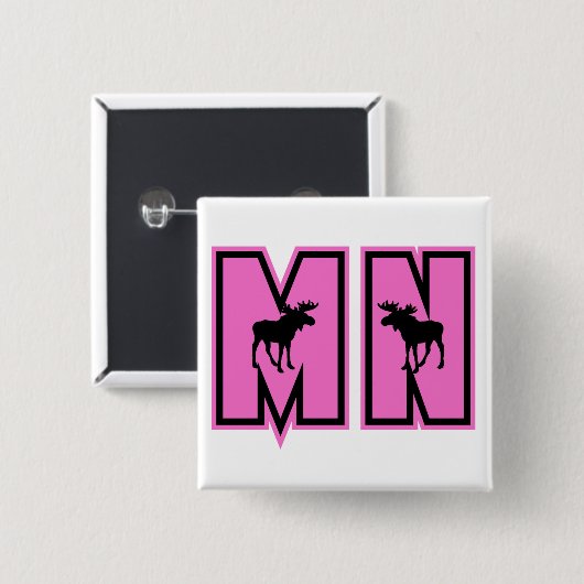 Minnesota Moose Button (Vorne & Hinten)