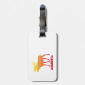 Minnesota Moose Gepäckanhänger (Rückseite vertikal)