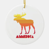 Minnesota Moose Keramik Ornament (Vorne)