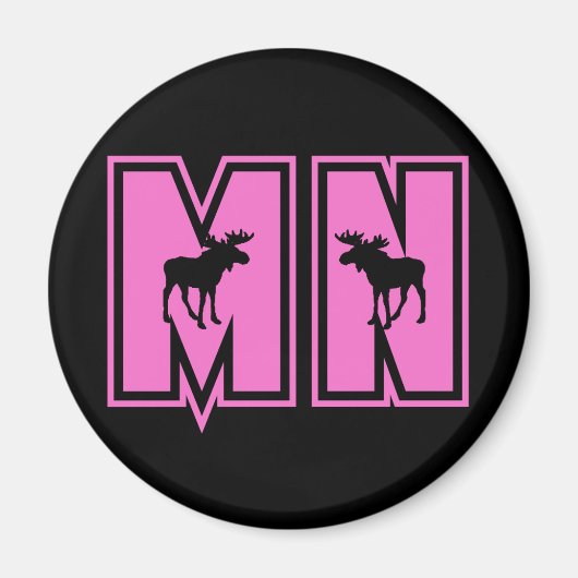Minnesota Moose Magnet (Vorne)