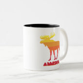 Minnesota Moose Zweifarbige Tasse (VorderseiteRechts)