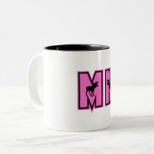Minnesota Moose Zweifarbige Tasse (Vorderseite Links)