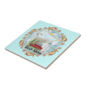 Minnesota Muscheln Leuchtturm Tile Fliese (Seite)