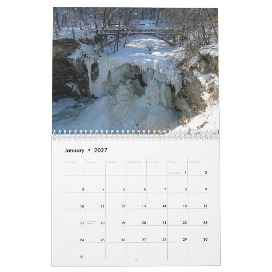 Minnesota-Natur 2011 Kalender (Jan 2027)