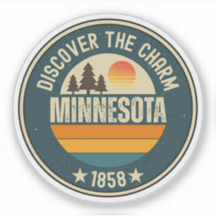 Minnesota Nice - Geschenk für MN  Aufkleber
