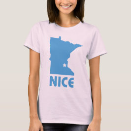 Minnesota Nice lustige Ladys Bio T T-Shirt