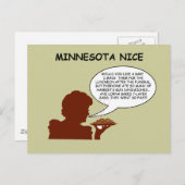 Minnesota Nice Postkarte (Vorne/Hinten)