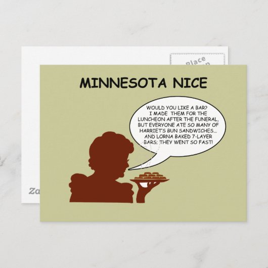 Minnesota Nice Postkarte (Vorne/Hinten)