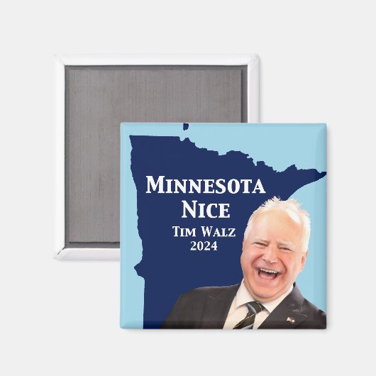 Minnesota Nice Tim Walz Magnet (Vorderseite/Rückseite)