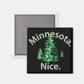 Minnesota Nice. Zeit! Magnet (Vorderseite/Rückseite)