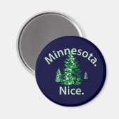 Minnesota Nice. Zeit! Magnet (Vorderseite/Rückseite)