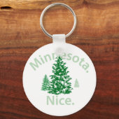 Minnesota Nice. Zeit! Schlüsselanhänger (Vorderseite)