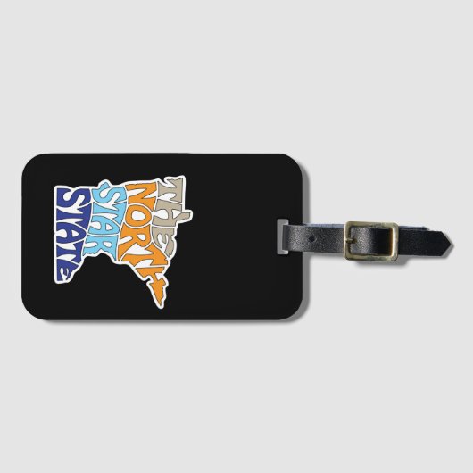 Minnesota Nickname Word Art Gepäckanhänger (Vorderseite (Horizontal))