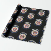 MINNESOTA NORTH STAR STAAT FLAG GESCHENKPAPIER (Ungerollt)