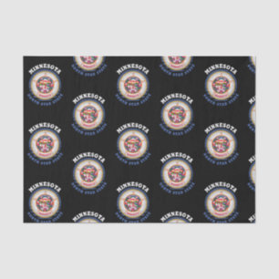 MINNESOTA NORTH STAR STAAT FLAG SEIDENPAPIER