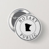 Minnesota Notary Public Button (Vorne & Hinten)