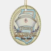 Minnesota Nurse Keramik Ornament (Rechts)