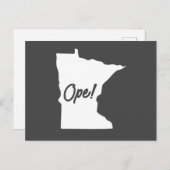 Minnesota Ope Postkarte (Vorne/Hinten)
