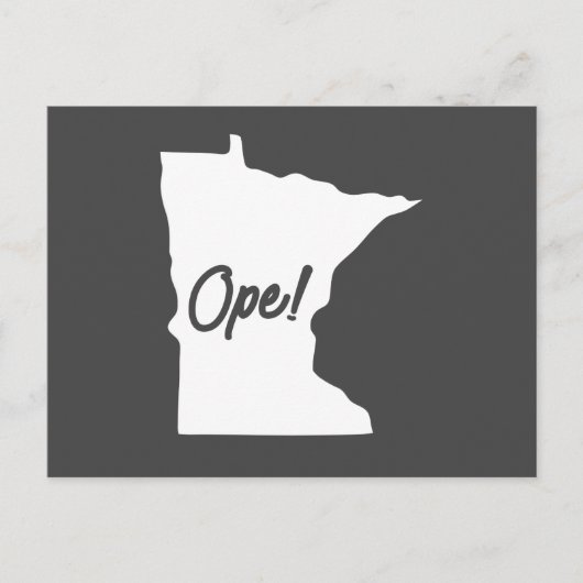 Minnesota Ope Postkarte (Vorderseite)