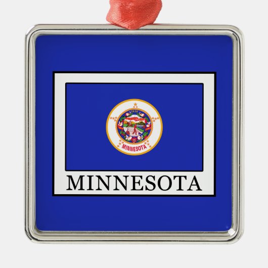 Minnesota Ornament Aus Metall (Vorne)