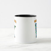 Minnesota Outline Tattoostil Tasse (Zentrum)