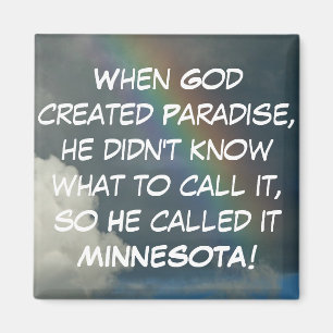 Minnesota-Paradies-Magnet Magnet