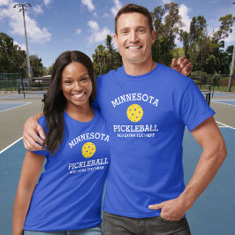 Minnesota Pickleball Kundenspezifischen Text Club  T-Shirt