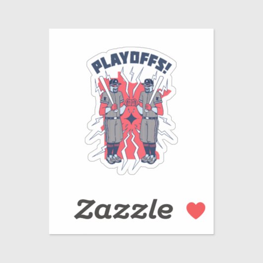 Minnesota Playoff Baseball Aufkleber (Blatt)