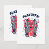 Minnesota Playoff Baseball Begleitkarte (Vorne/Hinten)