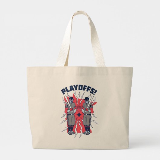 Minnesota Playoff Baseball Jumbo Stoffbeutel (Rückseite)