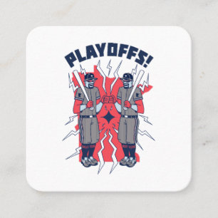 Minnesota-Playoff-Baseball Quadratische Visitenkarte