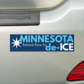 Minnesota political bumper sticker autoaufkleber (Auf Auto)
