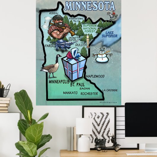 Minnesota Poster (Heimbüro)
