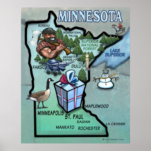 Minnesota Poster (Vorne)