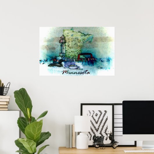 Minnesota Poster (Heimbüro)