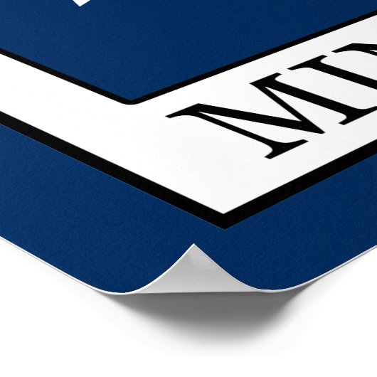 Minnesota Poster (Ecke)