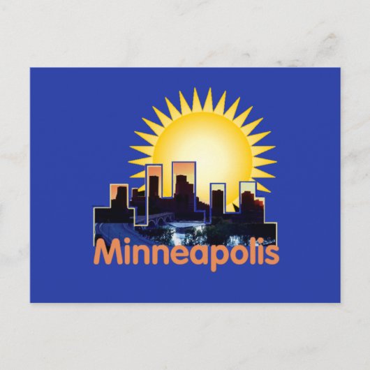 Minnesota Postkarte (Vorderseite)