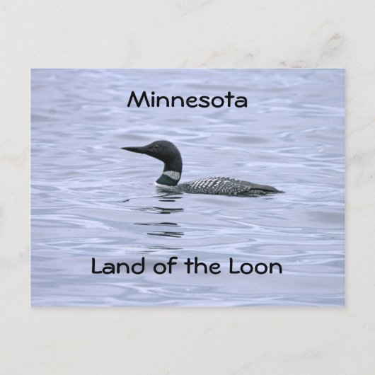 Minnesota Postkarte (Vorderseite)