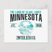 Minnesota Postkarte (Vorderseite)