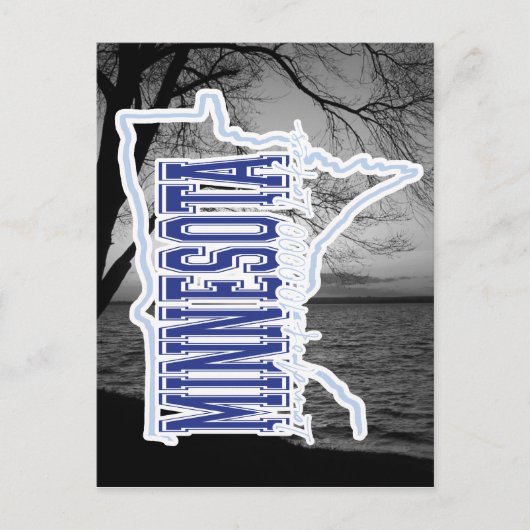 Minnesota Postkarte (Vorderseite)