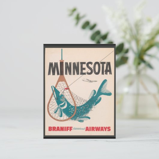Minnesota Postkarte (Stehend Vorderseite)